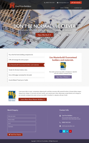 Diseño Web por Sbss para Webber Projects Ltd | Diseño: #11066231