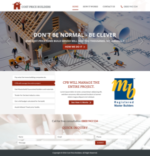Web Design by Sbss for Webber Projects Ltd | Design: #11068182