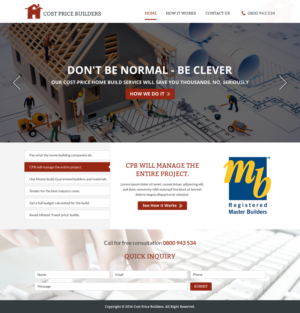 Web Design by Sbss for Webber Projects Ltd | Design: #11075487