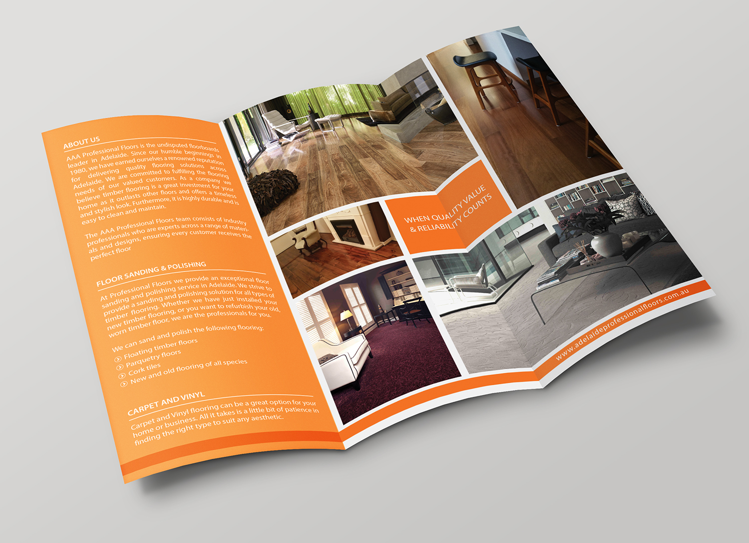 Diseño de Flyer por alex989 para AAA.Professional Floors | Diseño #11020407