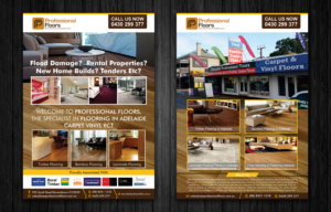 carpet bamboo timber flooring flyer  EVERYONE NOTE WE SELL CARPET AND VINYL AS WELL   PICTURES  TBC | Flyer Design by ecorokerz