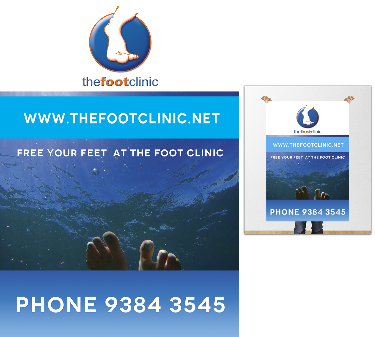 Poster Design by Irina  for The Foot Clinic | Design #11100096