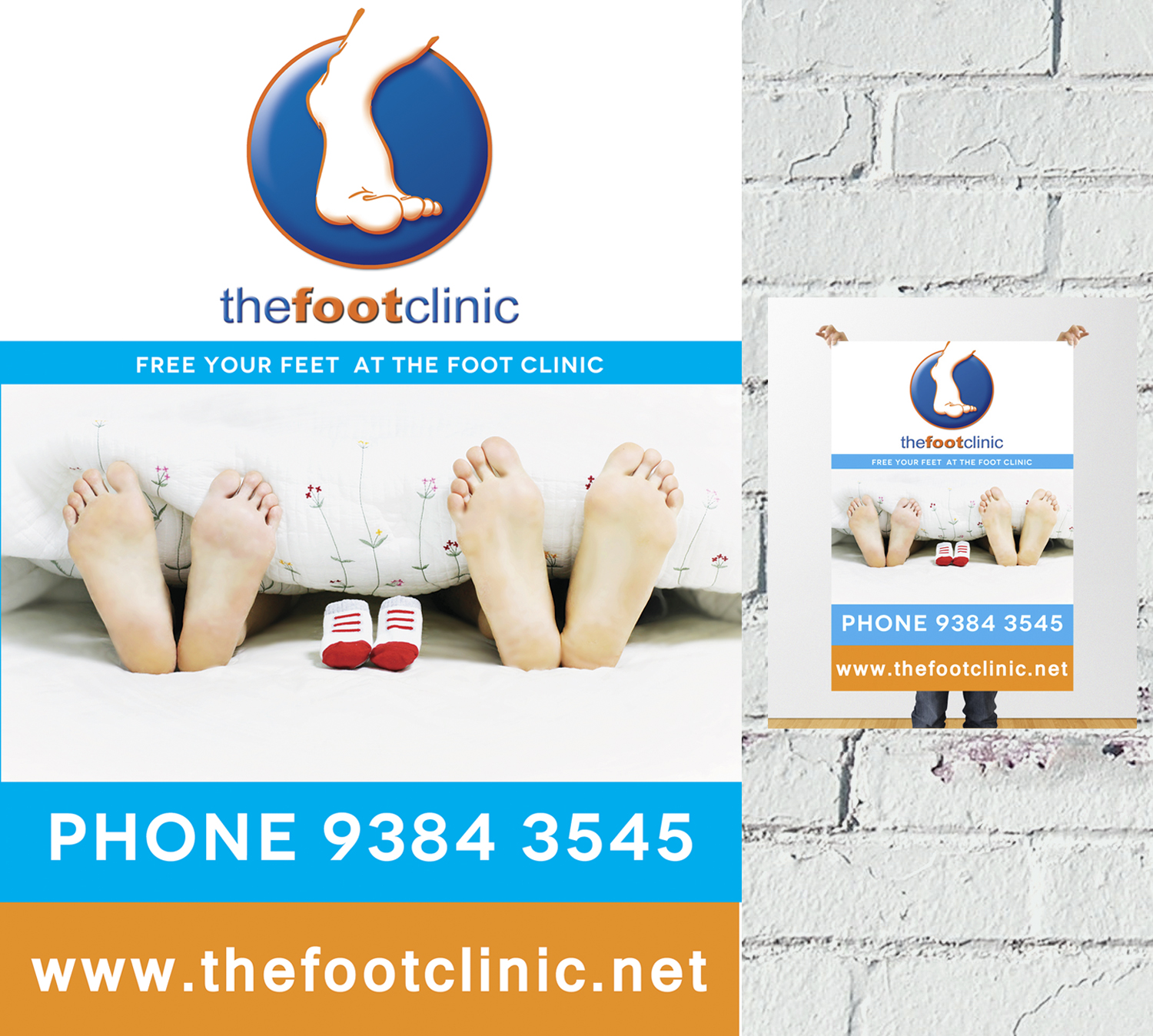 Poster Design by Irina  for The Foot Clinic | Design #11100651