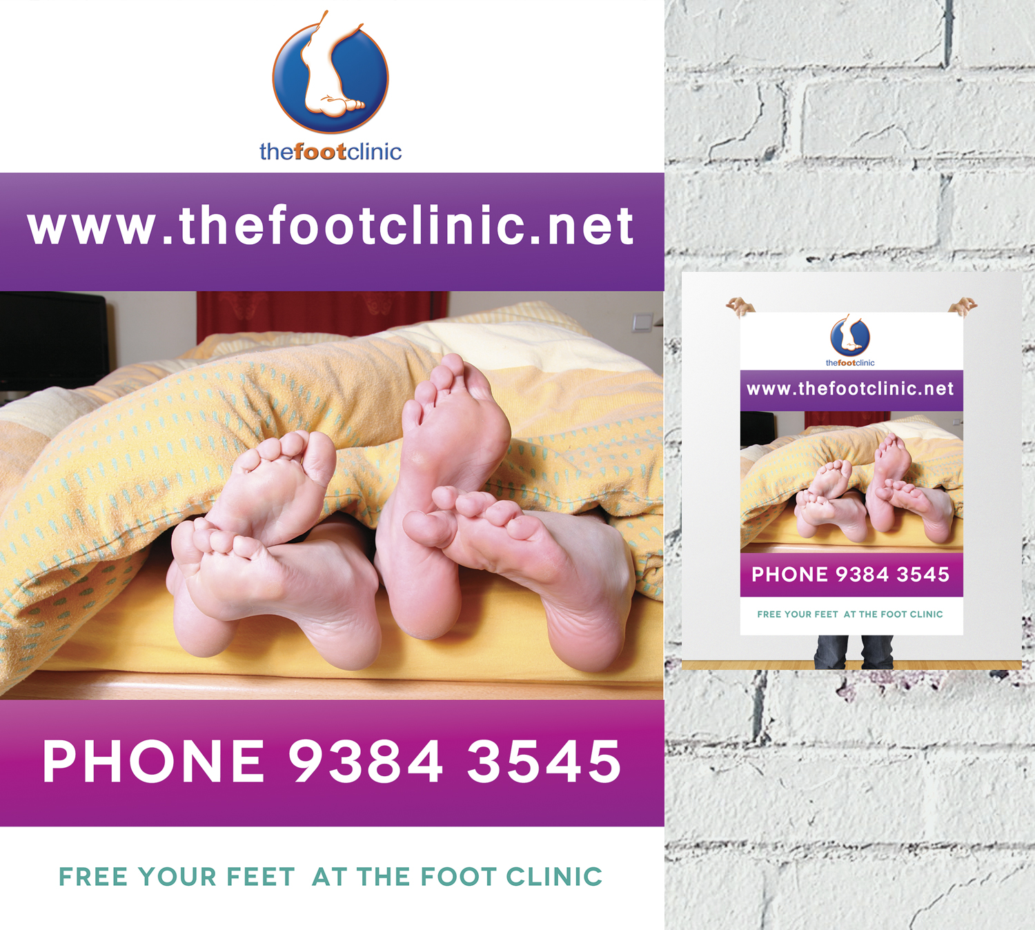 Poster Design by Irina  for The Foot Clinic | Design #11100728