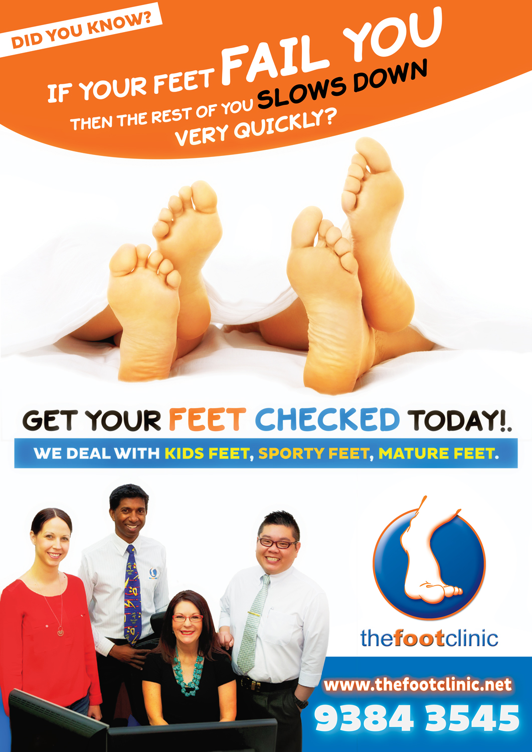 Poster Design by UrbainFX for The Foot Clinic | Design #11104613