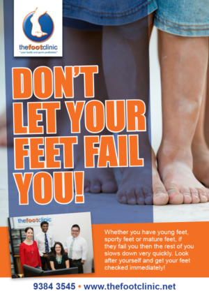 Poster-Design von CLambert1985 für The Foot Clinic | Design #11013744