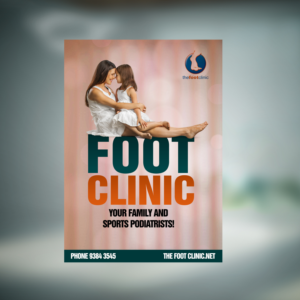 Poster-Design von Pixel and Curve für The Foot Clinic | Design #11017716