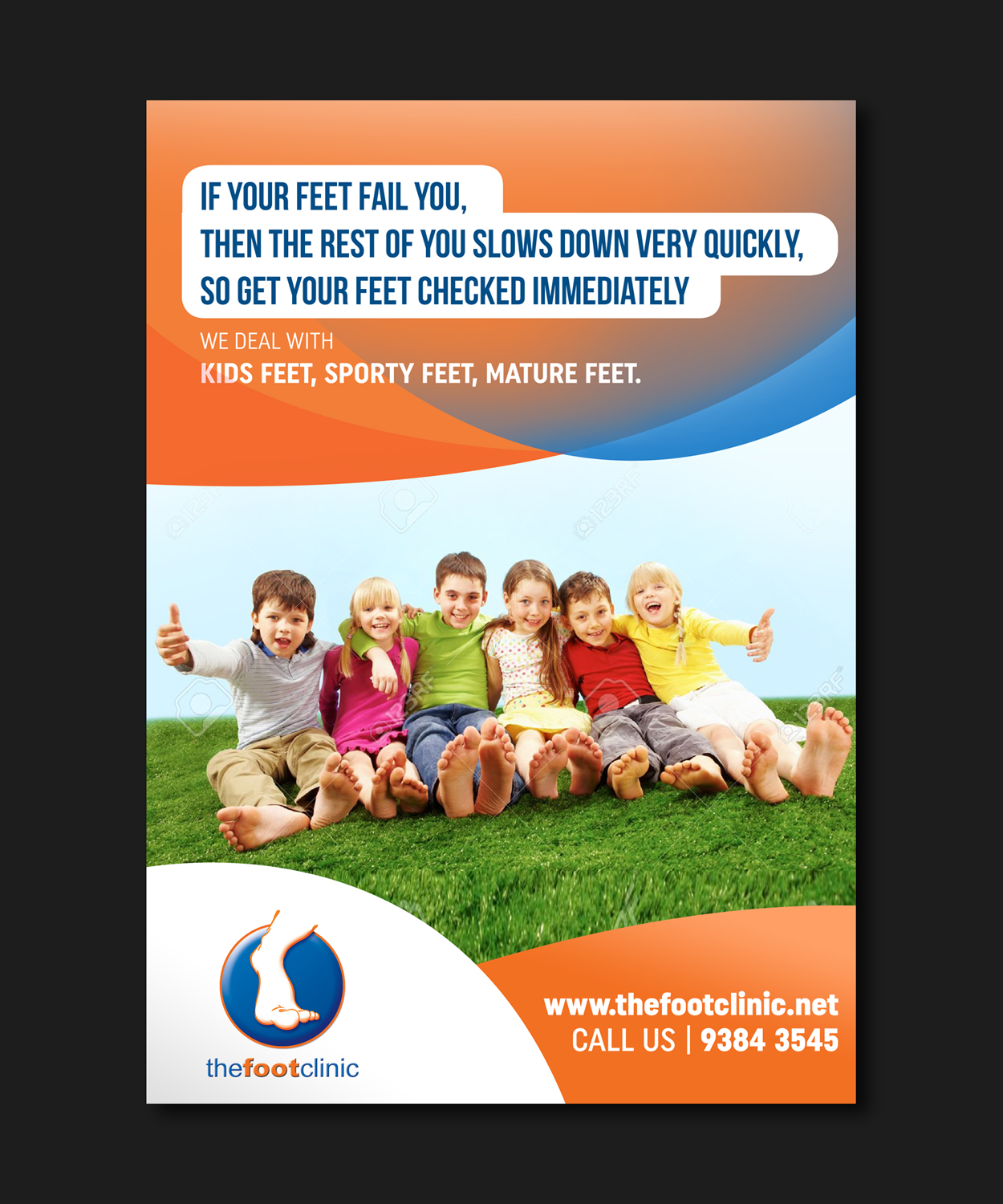 Poster Design by Gfx.26™ for The Foot Clinic | Design #11043241