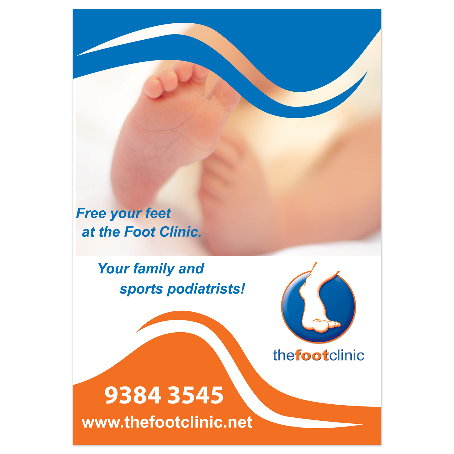 Poster Design by Ni Oeuvre for The Foot Clinic | Design #11089887
