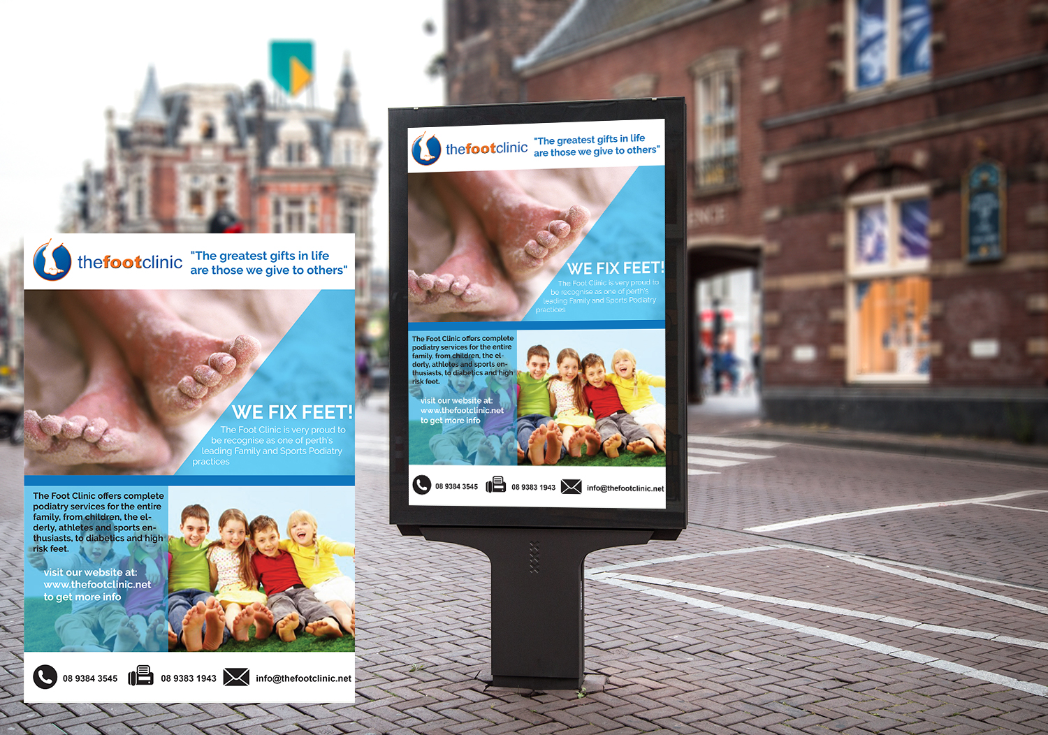 Poster Design by Andifahmy1 for The Foot Clinic | Design #11039645