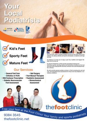 Poster Design by riley_dyck for The Foot Clinic | Design: #11047824