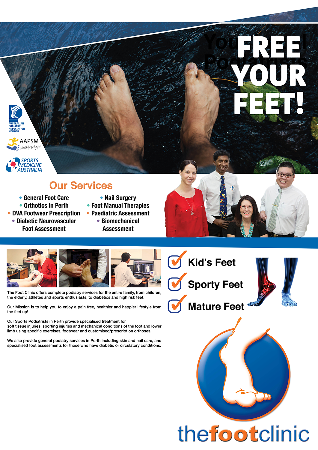 Poster-Design von riley_dyck für The Foot Clinic | Design #11110117