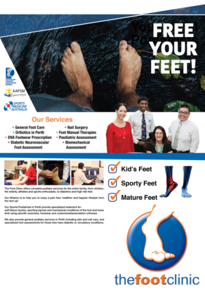 Poster-Design von riley_dyck für The Foot Clinic | Design #11110117