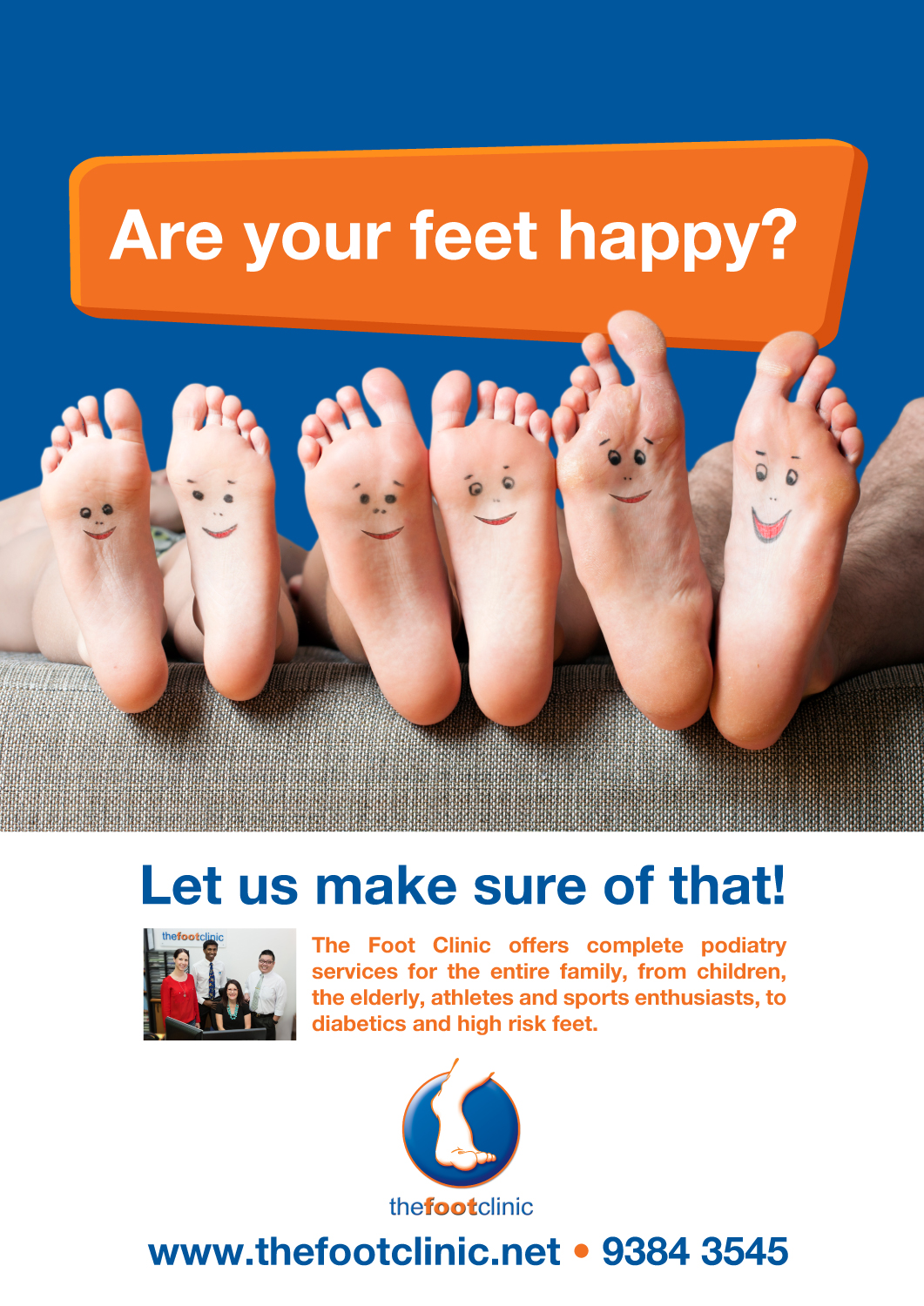 Poster Design by DiDi's for The Foot Clinic | Design #11105098
