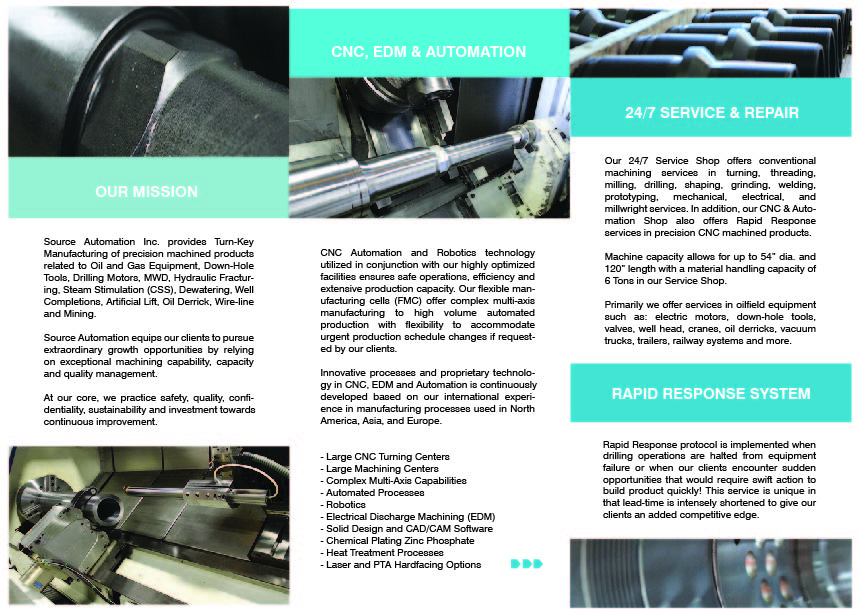 Brochure Design by Maiza Art  for Source Automation Inc | Design #2330487