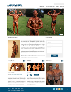 Web Design by pb for this project | Design: #2281232