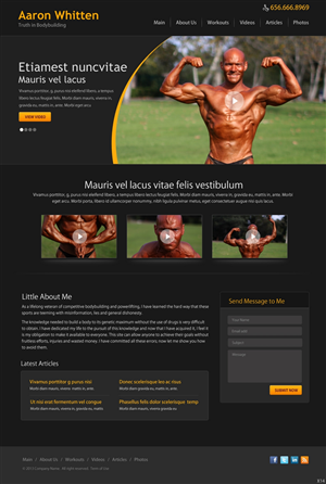 Web Design by pb for this project | Design: #2281240