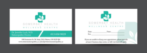 Visitenkarten-Design von Shikha für Somerset Health & Wellness Centre | Design #11066485