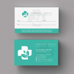 Business Card Design by INDIAN_Ashok for Somerset Health & Wellness Centre | Design: #11017261