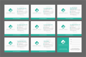 Business Card Design by INDIAN_Ashok for Somerset Health & Wellness Centre | Design: #11450355