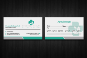 Business Card Design by Lanka Ama for Somerset Health & Wellness Centre | Design: #11016442