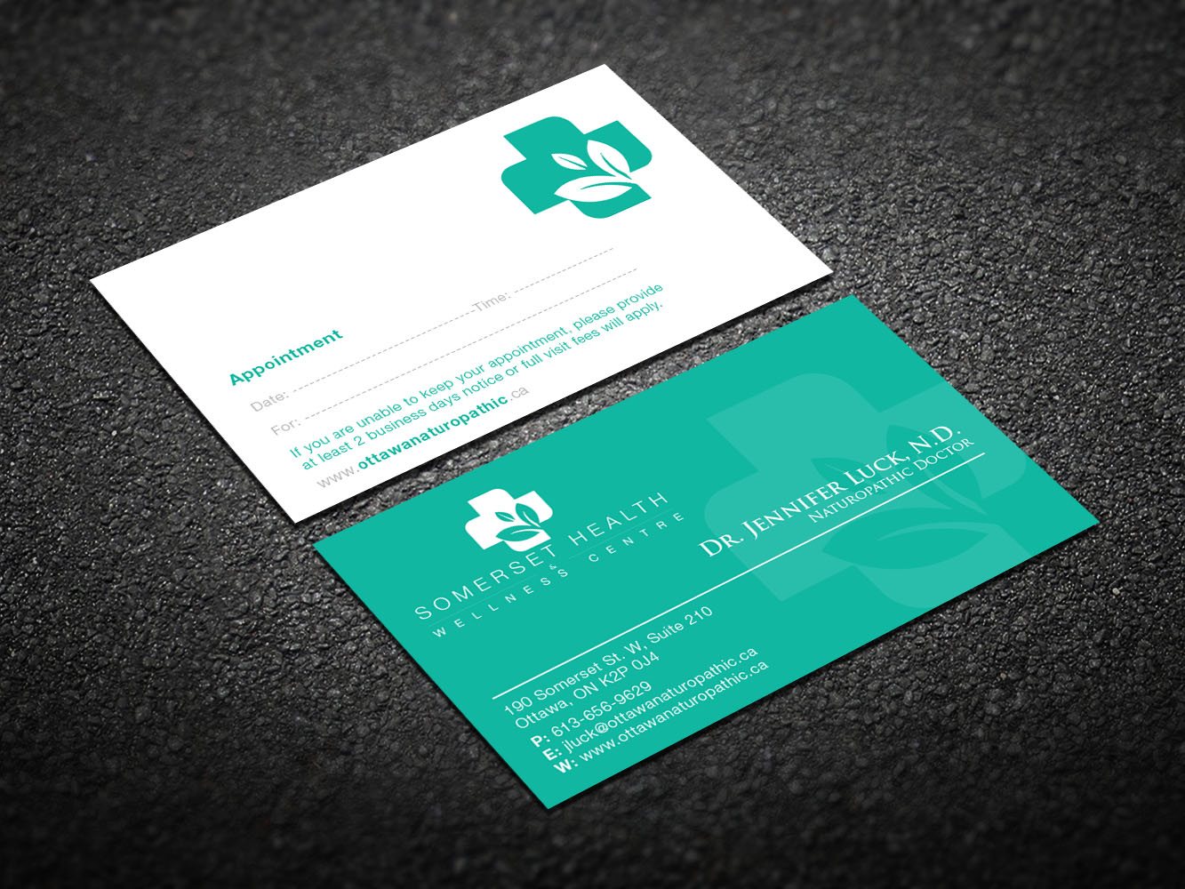 Business Card Design by Verified artistry (Design garden) for Somerset Health & Wellness Centre | Design #11021910