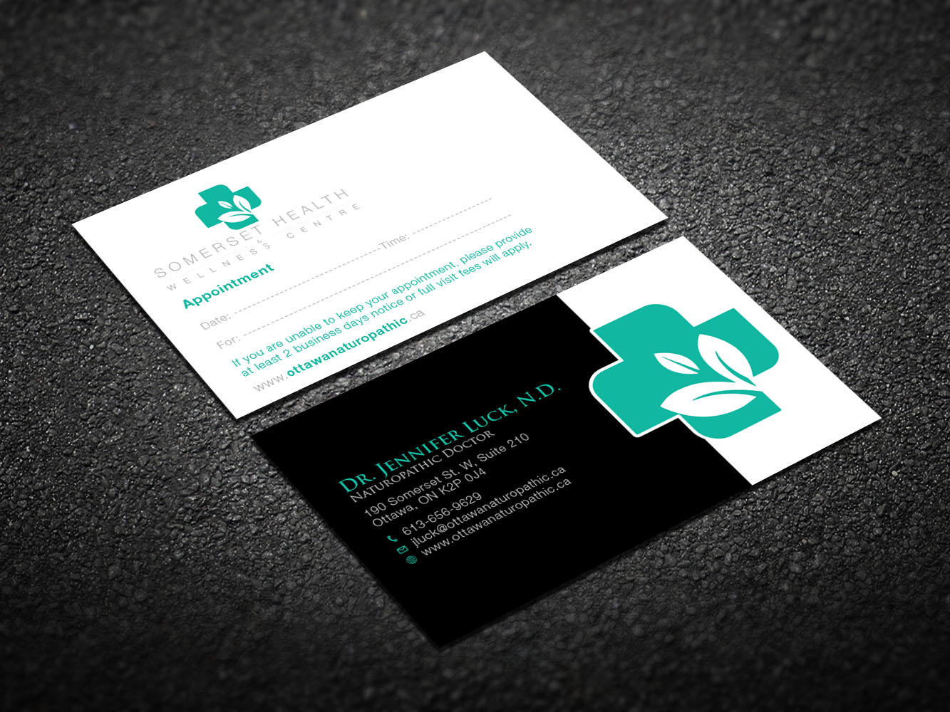 Business Card Design by Verified artistry (Design garden) for Somerset Health & Wellness Centre | Design #11021911