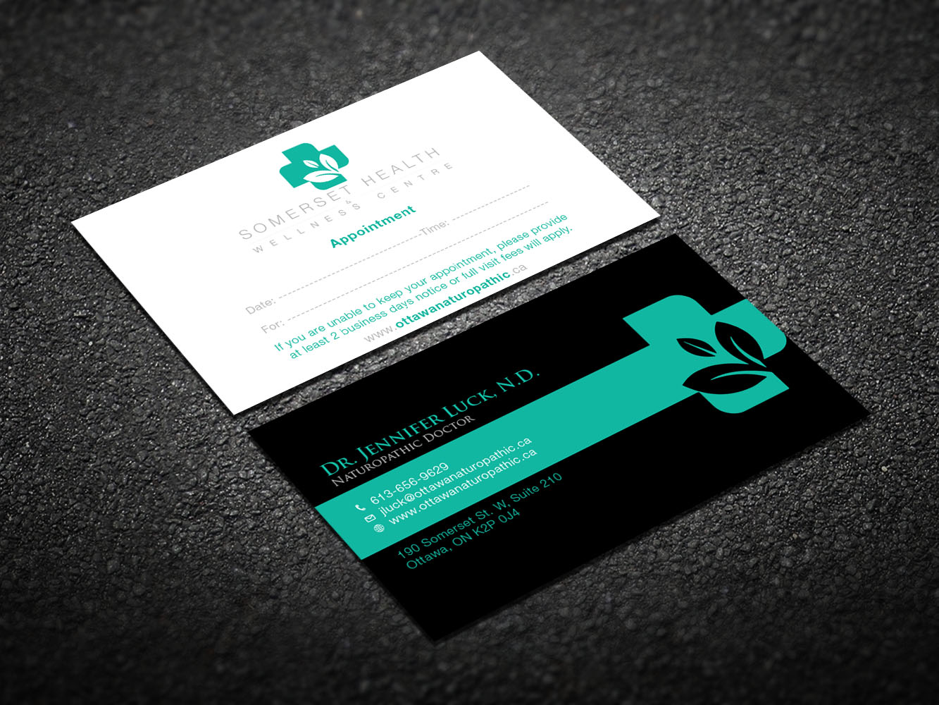 Business Card Design by Verified artistry (Design garden) for Somerset Health & Wellness Centre | Design #11021917