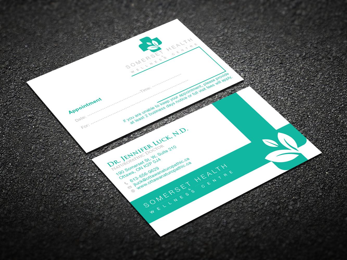 Business Card Design by Verified artistry (Design garden) for Somerset Health & Wellness Centre | Design #11033761