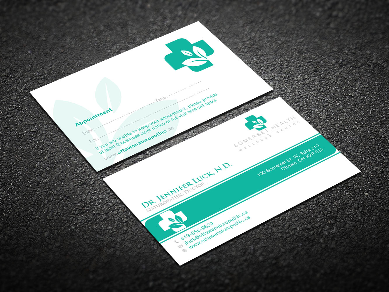 Business Card Design by Verified artistry (Design garden) for Somerset Health & Wellness Centre | Design #11033770