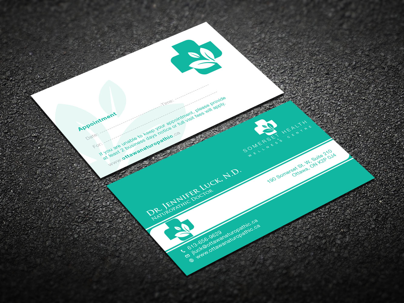 Business Card Design by Verified artistry (Design garden) for Somerset Health & Wellness Centre | Design #11033772