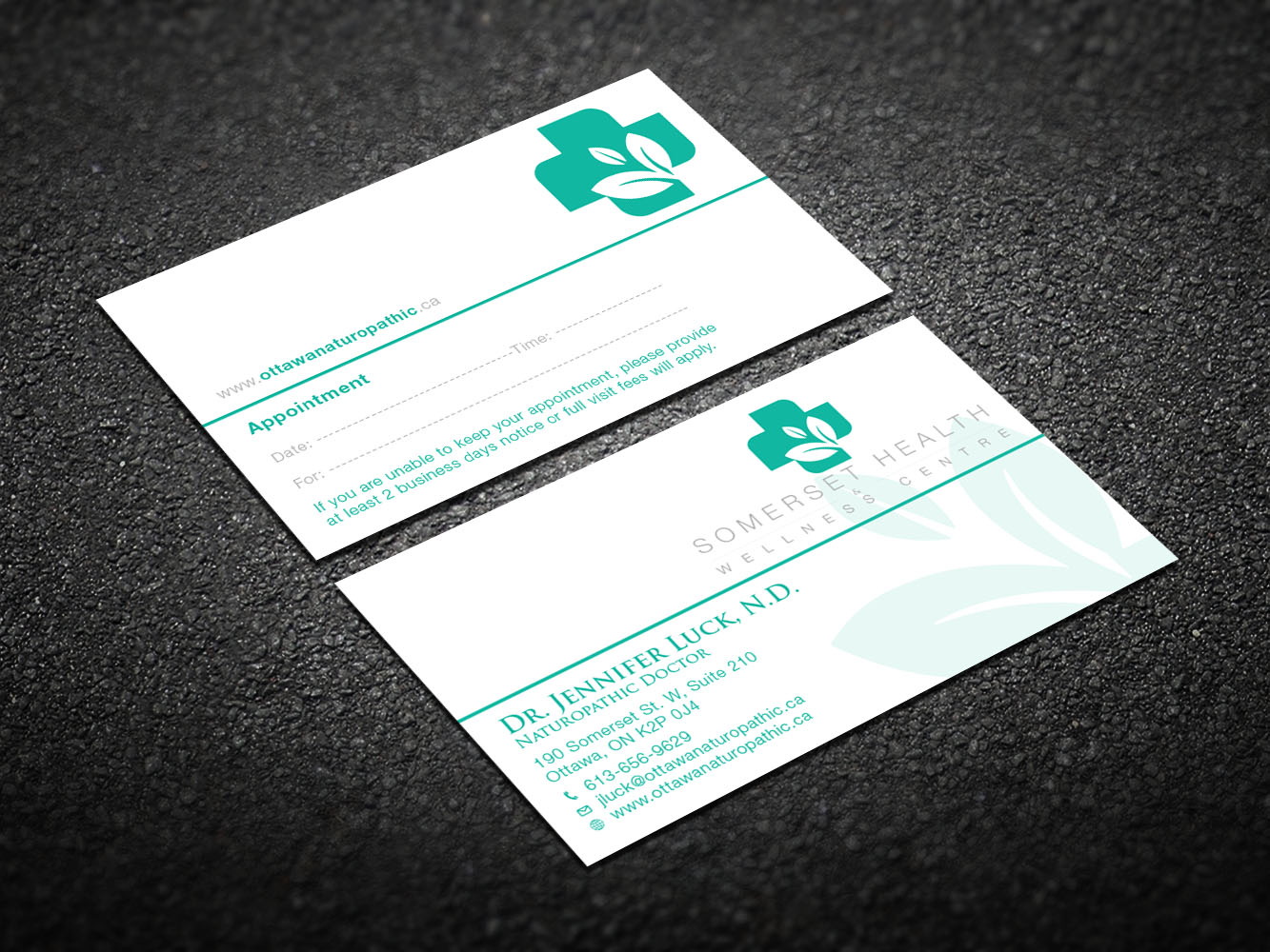 Business Card Design by Verified artistry (Design garden) for Somerset Health & Wellness Centre | Design #11033776