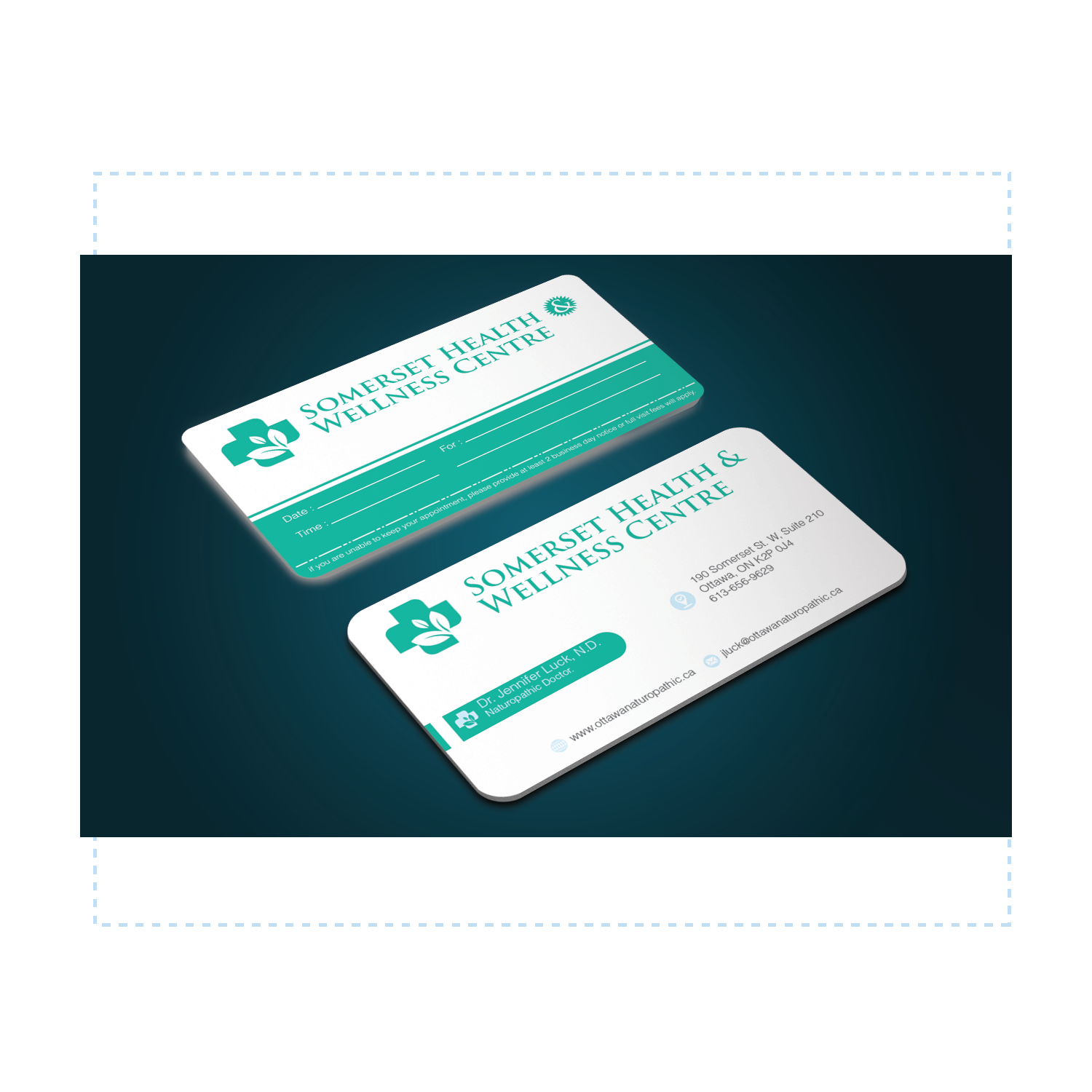 Business Card Design by Sonar Tari for Somerset Health & Wellness Centre | Design #11058495