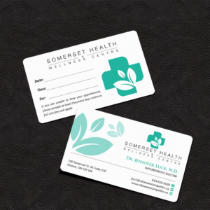 Business Card Design by Grafactory for Somerset Health & Wellness Centre | Design: #11014519