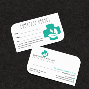 Business Card Design by Grafactory for Somerset Health & Wellness Centre | Design: #11019700