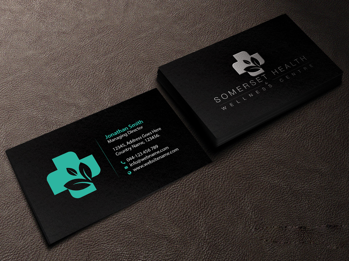 Business Card Design by Creations Box 2015 for Somerset Health & Wellness Centre | Design #11021119