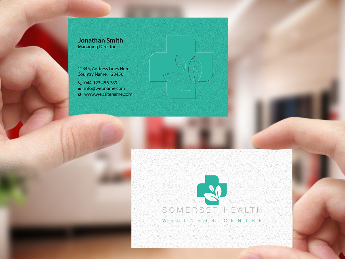 Visitenkarten-Design von Creations Box 2015 für Somerset Health & Wellness Centre | Design #11021124