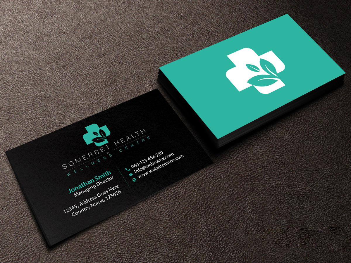 Business Card Design by Creations Box 2015 for Somerset Health & Wellness Centre | Design #11021126