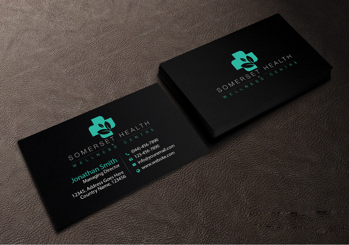 Business Card Design by Creations Box 2015 for Somerset Health & Wellness Centre | Design #11021129