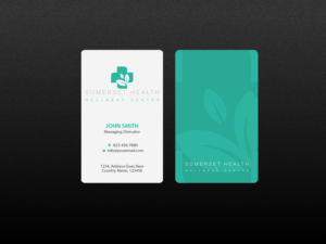 Business Card Design by Creations Box 2015 for Somerset Health & Wellness Centre | Design: #11021132