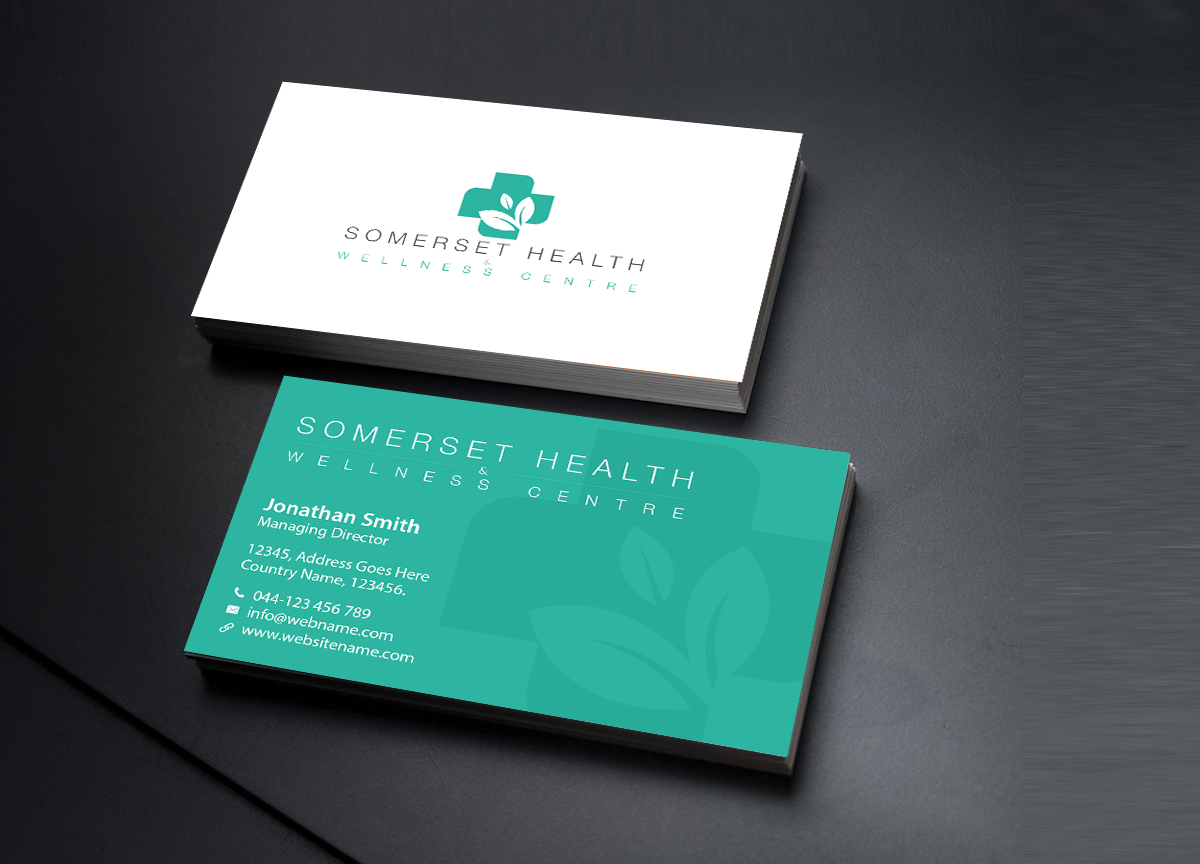 Business Card Design by Creations Box 2015 for Somerset Health & Wellness Centre | Design #11021138