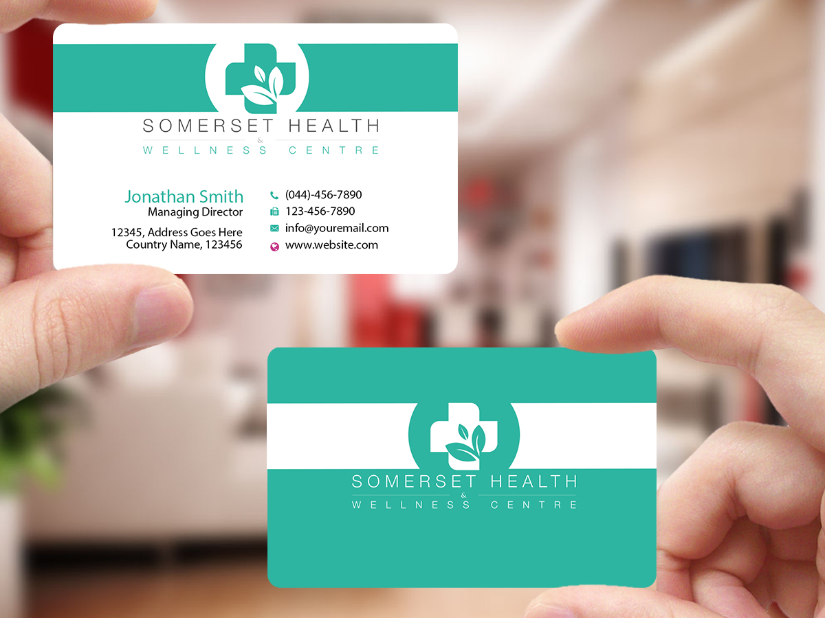 Business Card Design by Creations Box 2015 for Somerset Health & Wellness Centre | Design #11021144