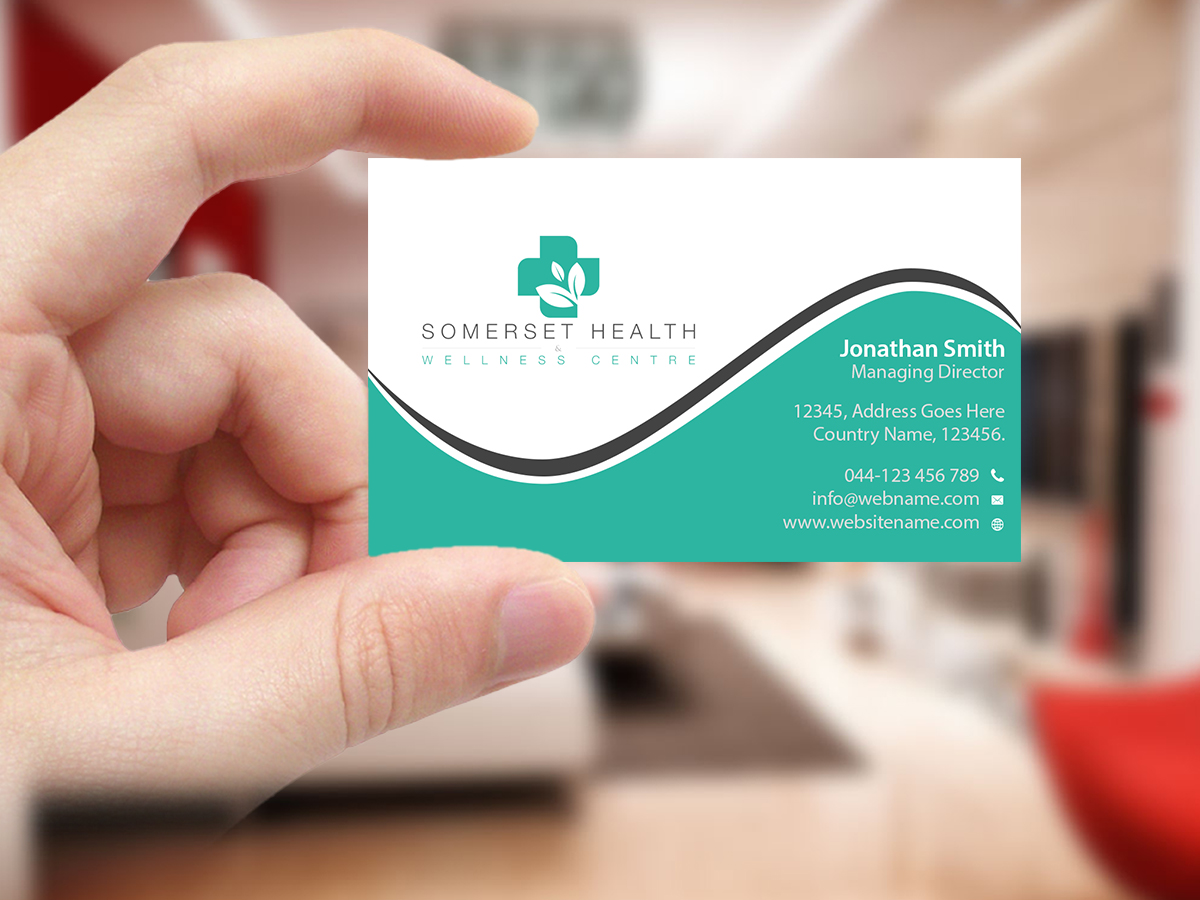 Business Card Design by Creations Box 2015 for Somerset Health & Wellness Centre | Design #11021145
