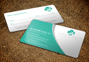 Visitenkarten-Design von chandrayaan.creative für Somerset Health & Wellness Centre | Design #11016001