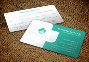 Business Card Design by chandrayaan.creative for Somerset Health & Wellness Centre | Design: #11016002