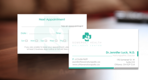 Business Card Design by chandrayaan.creative for Somerset Health & Wellness Centre | Design: #11016014