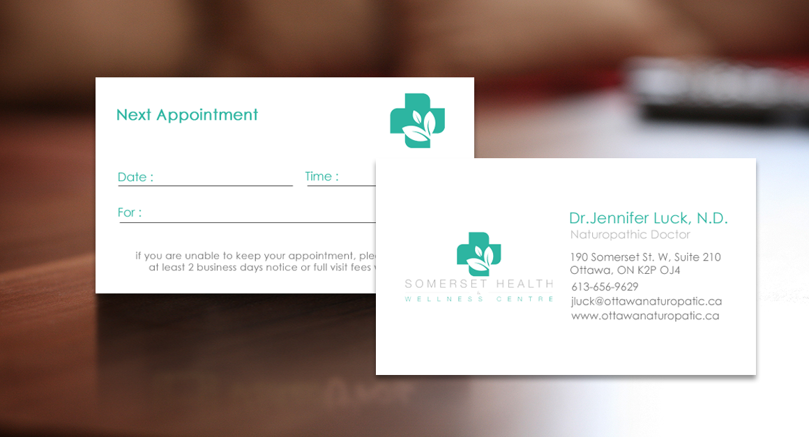 Business Card Design by chandrayaan.creative for Somerset Health & Wellness Centre | Design #11016163