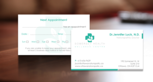 Diseño de Tarjeta de Presentación por chandrayaan.creative para Somerset Health & Wellness Centre | Diseño: #11028271