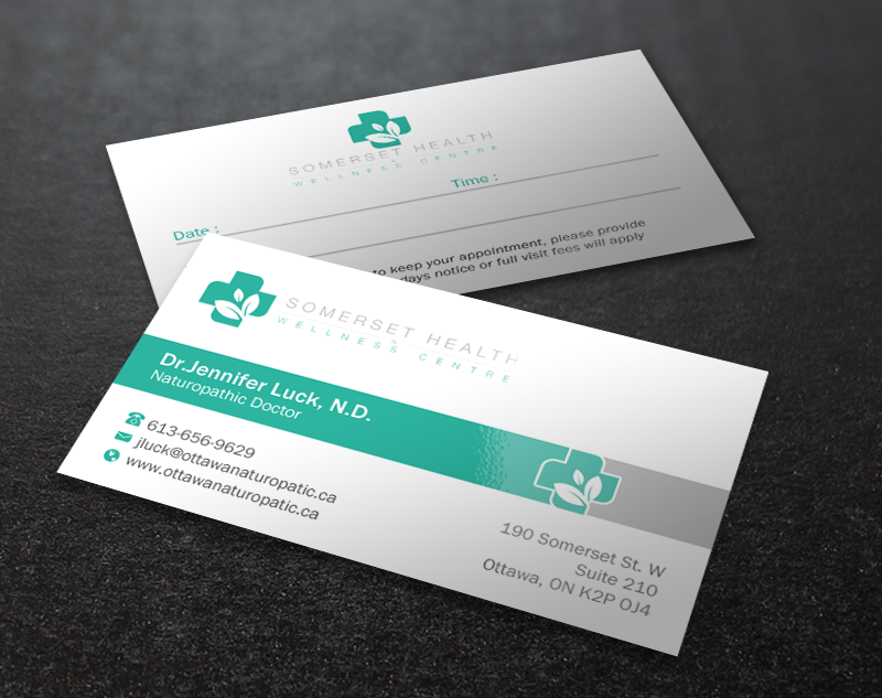 Visitenkarten-Design von chandrayaan.creative für Somerset Health & Wellness Centre | Design #11028294