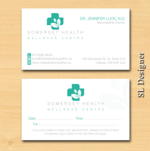Business Card Design by SL Designer for Somerset Health & Wellness Centre | Design: #11014758